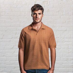 VAN HEUSEN -- Polo Shirt, Large Man, Short Sleeved, Collared